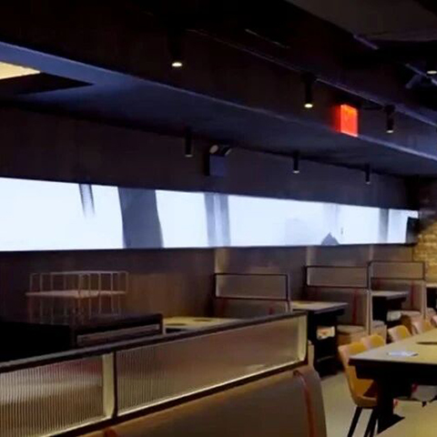EXCO Vision's Small-pitch Screens Applied in The Dolar Shop Hotpot Restaurant in New York