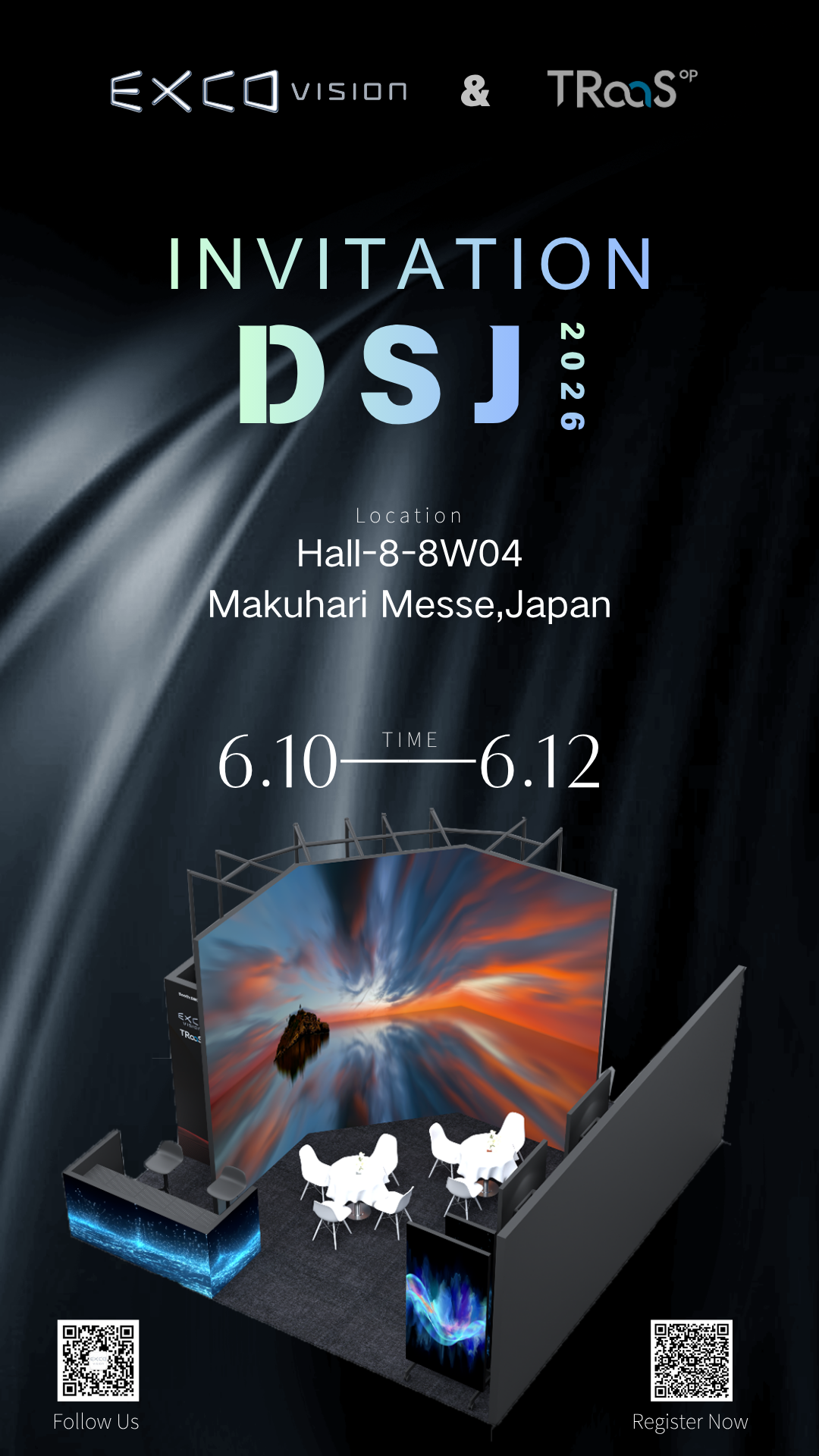 DSJ 2026 | June 10–12 A New Journey of Visual Tech with EXCO VISION,We Welcome Your Visit